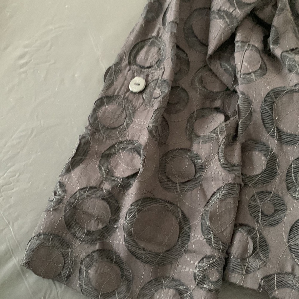 Ruby Rd. Black Lace Button Up Top. Size 16. Nwot - image 4